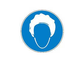 Знак предупреждающий внимание опасность! Brady, 500x500 мм, b-7538, pic 308, Полиэстер, 1 шт