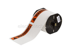 Полиэстер ToughWash B30C-4000-855-WARN, легенда: DANGER красная, белый, 101,60 мм * 15,24 м (BBP31/33/35/37)