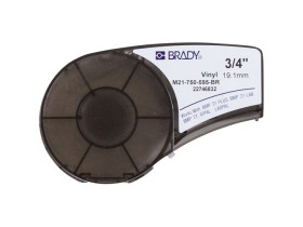 Самоклеящаяся лента Brady M21-750-595-BR, винил, печать белая на коричневом, 19,05 мм * 6,4 м