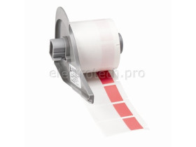 Маркер самоламинирующие Brady m71-31-427-rd аналог на tls / hm ptl-31-427-rd, 25.4x38.1,25.4x12.7 мм, Поле для надписывания