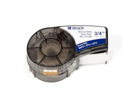 Лента Brady m21-375-499, черная на белом, 9.53x4870 мм, Нейлон