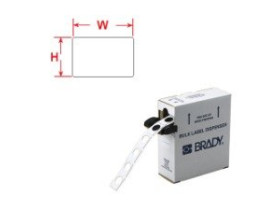 Этикетки Brady BM71E-6-7593-WT / 45x15мм, B-7593