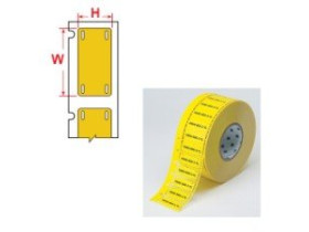 Этикетки Brady BM71H-1-7643-YL / 60x10мм, B-7643