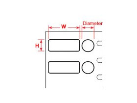 Этикетки Brady M71-126-499 / 22,9x12,7мм, B-499