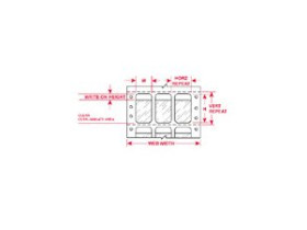 Этикетки Brady DAT-159-292-1 / 50,8x214,3мм, B-292