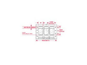 Этикетки Brady DAT-159-292-2.5 / 50,8x214,3мм, B-292