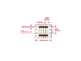 Этикетки Brady DAT-38-292-BR / 50,8x57,15мм, B-292