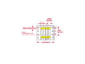Этикетки Brady DAT-38-292-YL / 50,8x57,15мм, B-292
