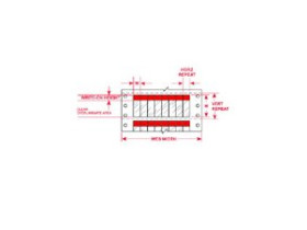 Этикетки Brady DAT-39-292-RD / 25,4x95,25мм, B-292