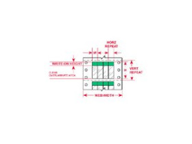 Этикетки Brady DAT-40-292-GR / 50,8x95,25мм, B-292