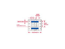 Этикетки Brady DAT-40-292-BL / 50,8x95,25мм, B-292
