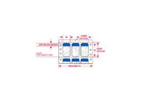 Этикетки Brady DAT-75-292-BL / 50,8x150,8мм, B-292