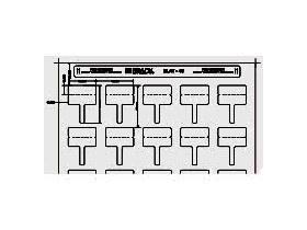 Этикетки Brady ELAT-45-425 / 30x10мм, B-425