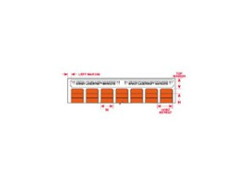 Этикетки Brady LAT-7-652-10 / 25,4x12,7мм, B-652