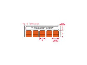 Этикетки Brady LAT-9-652-10 / 38,1x6,35мм, B-652