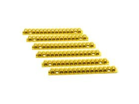 Замок латунный Brady, зеленый,латунный, Пожаробезопасный, 6,5 мм, 21,5 мм, 2, 12 шт