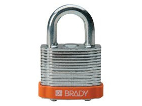 Замки стальные Brady цвет бампера, фиолетовый, 7 мм, 38 мм, Устойчив к низкой температуре, 1, 6 шт