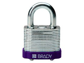 Замки стальные Brady цвет бампера, синий, 7 мм, 51 мм, Устойчив к низкой температуре, 1, 6 шт