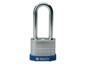 Замки компактные блокирующие Brady дужка, черный, 4,7 мм, 25 мм, Алюминий, Химически инертен, Электроизолированная личина, 1, 6 шт