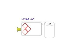Бумага MiniMark, 55 x 85 мм, 400 этикеток в рулоне
