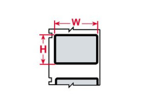 Этикетки Brady CL-1429-969-BK / 50,8x25,4мм