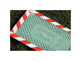 Cветоотражающая лента Brady для разметки стен и пола, полиэстер, жёлто-чёрная, 50 мм × 4,5 м