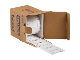 Маркер термоусадочный Brady 3ps-750-2-wt, 50.8x19.05 мм, 250 шт