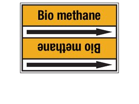 Стрелка для маркировки трубопровода Brady, черный на желтом, «carbon dioxide», 100x33000 мм, b-7529, 220 шт, 13 мм