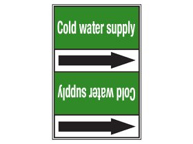 Стрелка для маркировки трубопровода Brady, белый на зеленом, «condensate water return», 100x33000 мм, b-7529, 220 шт, 13 мм