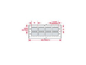 Этикетки Brady DAT-170-969-10 / 40,64x9,53мм