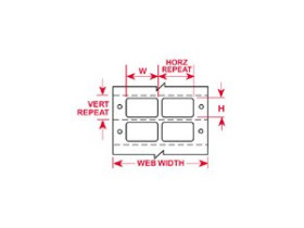 Этикетки Brady DAT-13-502-10 / 76,2x9,53мм