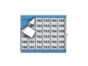 Этикетки Brady LAT-177-124-WT / 200,81x12,07мм, B-124