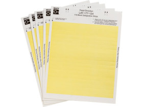 Этикетки Brady LAT-177-124-YL / 200,81x12,07мм, B-124