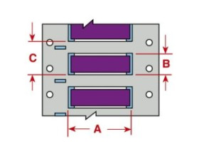 Бирка кабельная Brady hsnx-800-2-gr под 2 хомута,nomex, зеленая, 20.32x50.8 мм