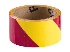 Лента маркировочная напольная Brady прочная для разметки,желто- 1, розовая, 50x16500 мм, b-950, Самоклеющийся, Винил, Рулон