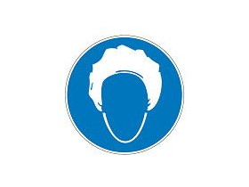 Знак безопасности предписывающий проход здесь Brady 25 мм, b-7541, Ламинация, pic 256, Полиэстер, 250 шт