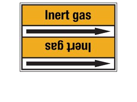 Стрелка для маркировки трубопровода Brady, черный на желтом, «mixed gas», 100x33000 мм, b-7529, 220 шт, 13 мм