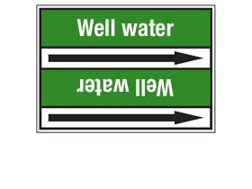 Стрелка для маркировки трубопровода Brady, белый на коричневом, 25-27 мм, «chloromethane f xn», 26x200 мм, b-7529, 3 шт, 12,5 мм