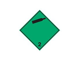 Знак маркировки грузов пероксидные органические соединения Brady adr 5.2,магнитный материал, 297x297 мм, b-859, 1 шт