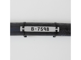 BM‐10X60‐7598‐SV бирка, материал B-7598, полиэстер,серебристый, размер 10х60мм, 500 шт. в упак.