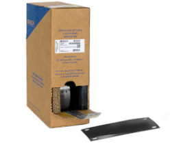 BM‐25X75‐7598‐BK бирка, материал B-7598, полиэстер, черный, размер 25х75мм, 250 шт. в упак.