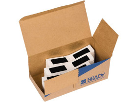 brd198753 - M61EP-07-7593-BK (EPREP) этикетки черные, 18х35мм, 300 шт. в рулоне (только для BMP61, M