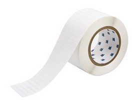 brd134757 - THT-13-533-10 этикетки, белый глянцевый перемещаемый полиэстер, 6.35x31.75 мм, 2 шт. в р