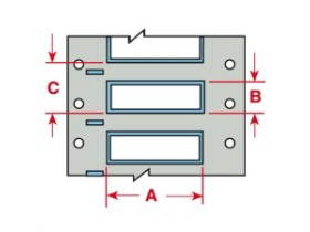 Маркер термоусадочный Brady 3ps-094-2-wt-2
