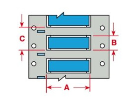 Маркер термоусадочный Brady 3ps-125-2-or-s-2