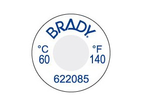 Этикетки Brady этикетка индикатор температур til-1-60c / 140f-dia,в упаковке, 13 мм, 60 шт