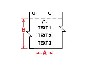 Бирка Brady ptl-60-109