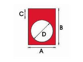 Этикетки Brady PTLEP-05-7593-RD / 30x40мм, B-7593
