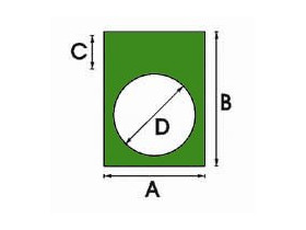 Этикетки Brady PTLEP-05-7593-GR / 30x40мм, B-7593