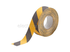 Лента антискольжения Brady anti-skid,черно- 1, желтая, 50x18000 мм, Рулон